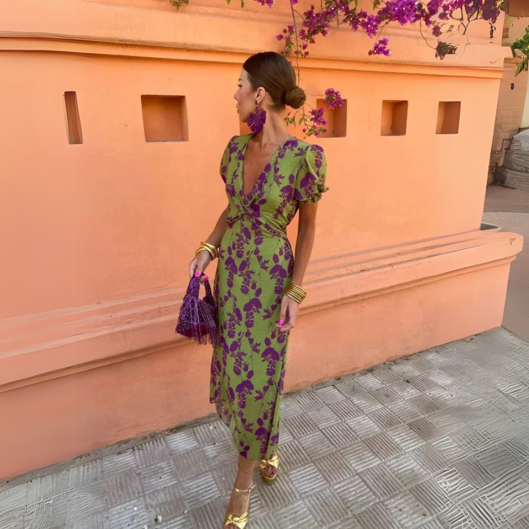 Danielle™ | Abito Floreale Donna Chic