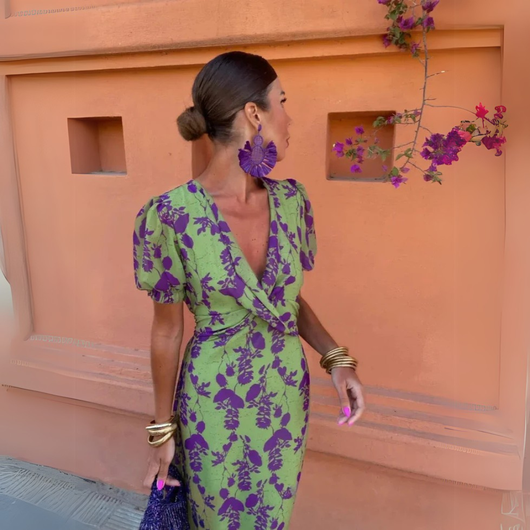 Danielle™ | Abito Floreale Donna Chic