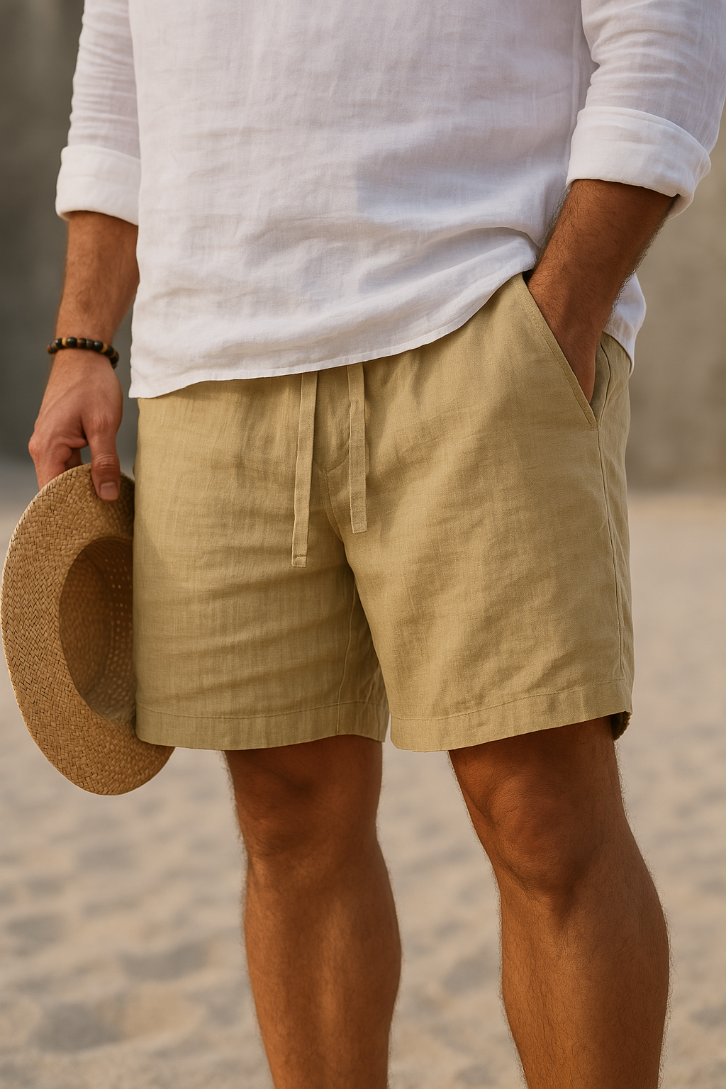 Lorenzo™ | Pantaloni in Cotone e Lino