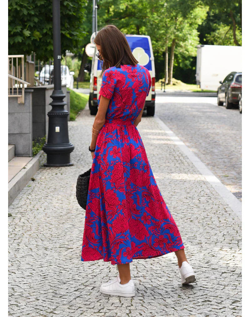 Suzanne - Abito elegante con scollatura a V