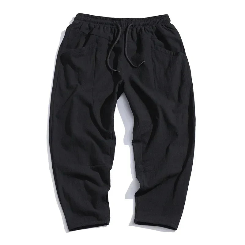 Kyoto – Pantaloni Cropped in Lino