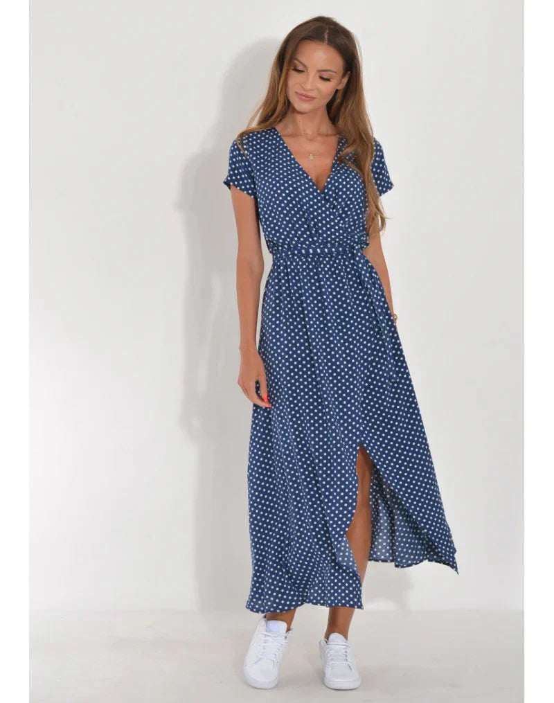 Suzanne - Abito elegante con scollatura a V