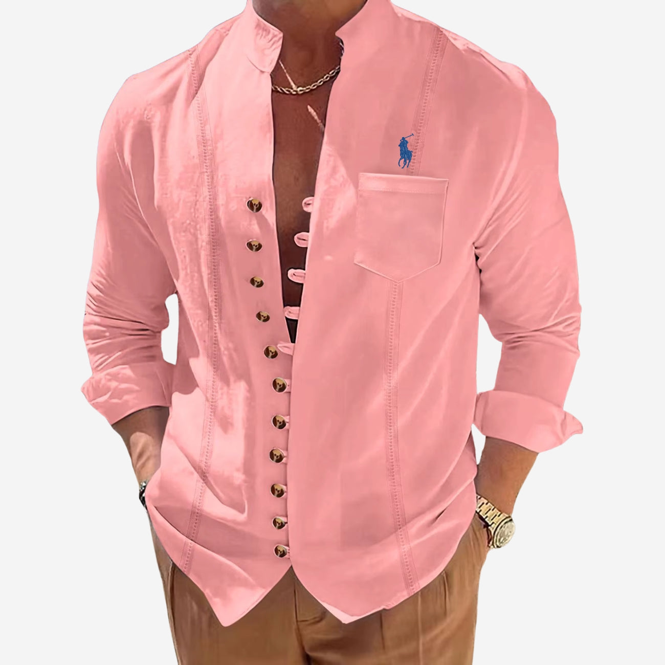 Camicia casual con bottoni - PREZZO CHIARO
