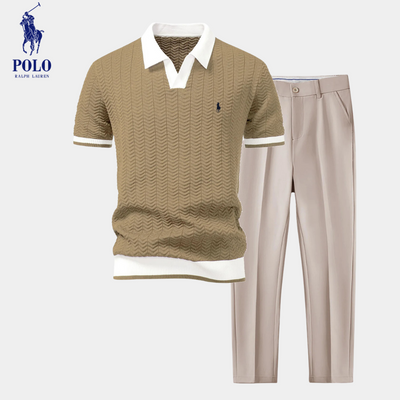 Ꮢalph Lauren™ Set Polo in Maglia Testurizzata