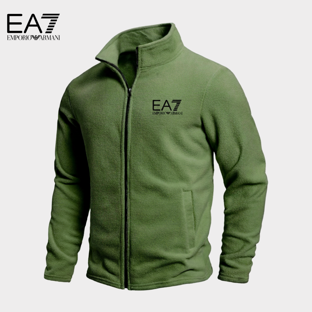 E A 7 S™ Giacca in Pile Premium con Zip