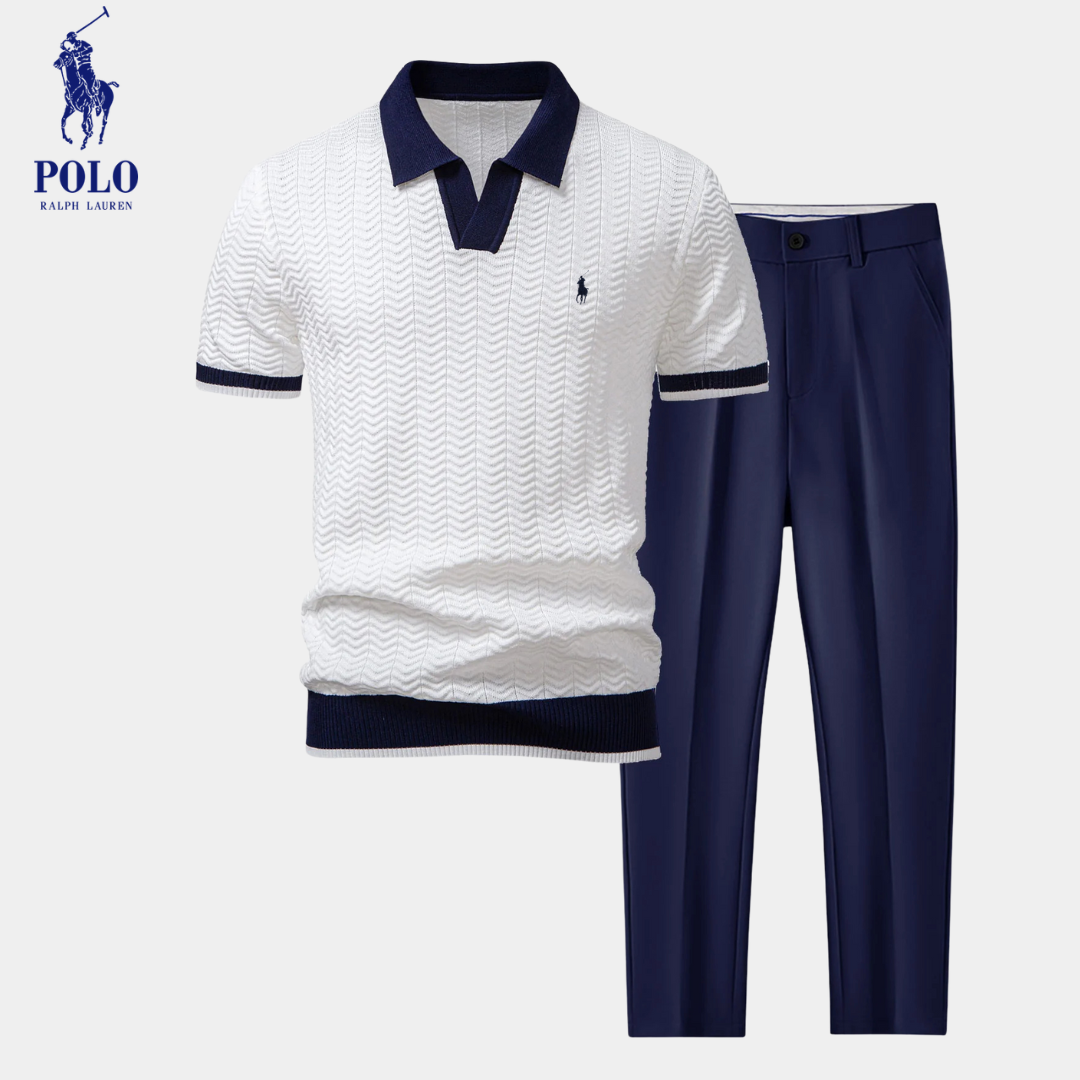 Ꮢalph Lauren™ Set Polo in Maglia Testurizzata