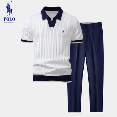 Ꮢalph Lauren™ Set Polo in Maglia Testurizzata