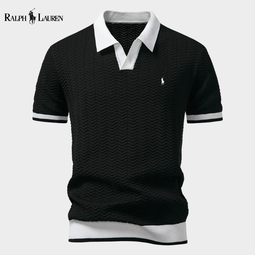 Ꮢalph Lauren™ Polo Prestige a Contrasto