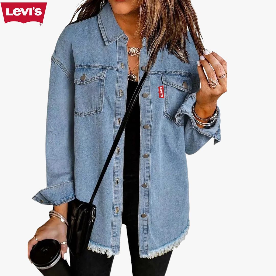 Levi's™ Denimskjortjacka för kvinnor