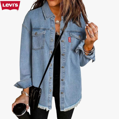 Levi's™ Denimskjortjacka för kvinnor