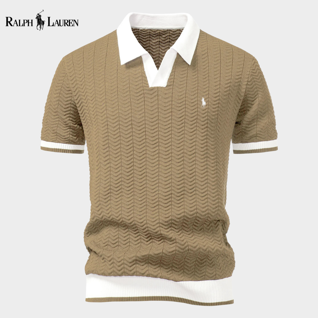 Ꮢalph Lauren™ Polo Prestige a Contrasto