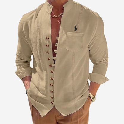 Camicia casual con bottoni - PREZZO CHIARO
