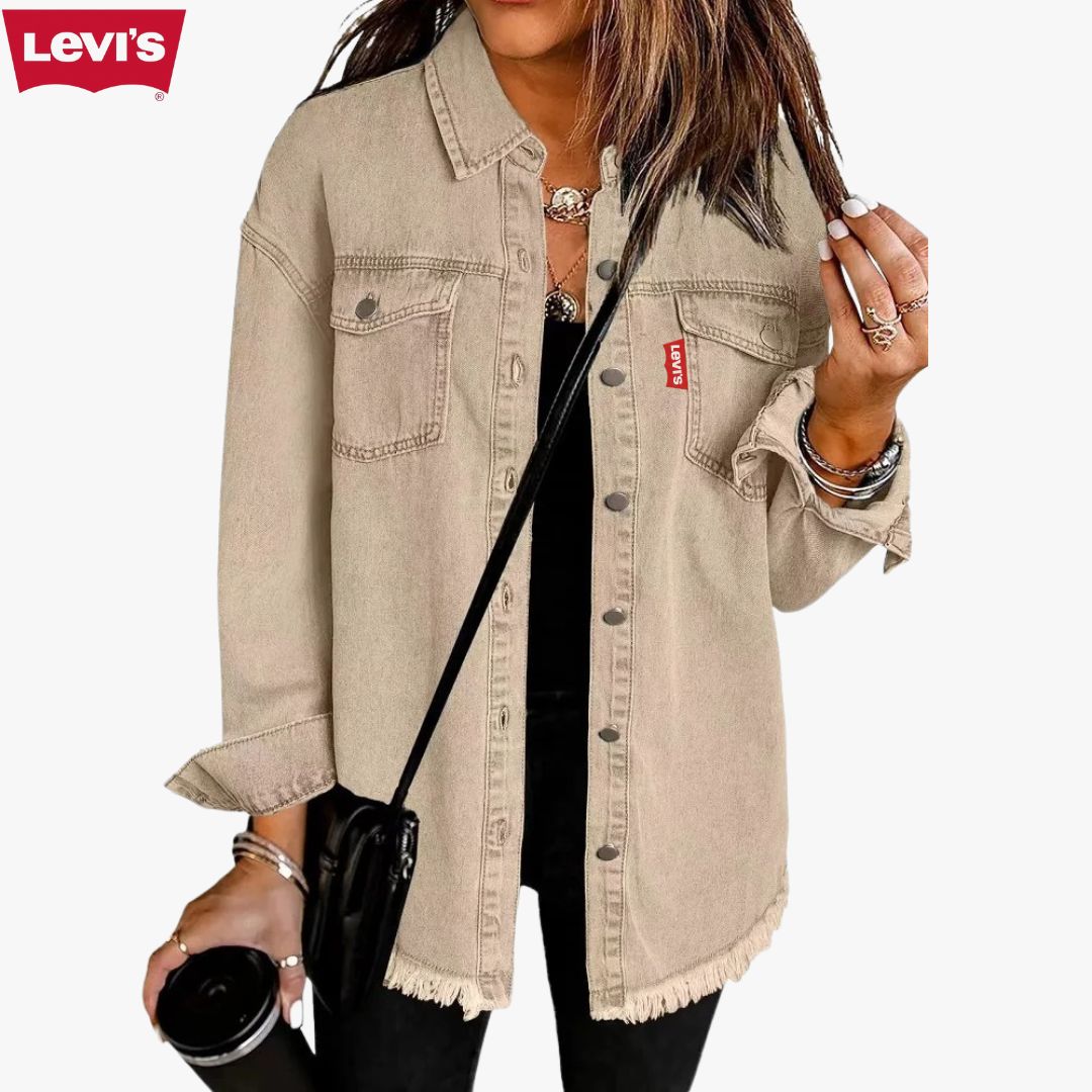 Levi's™ Denimskjortjacka för kvinnor