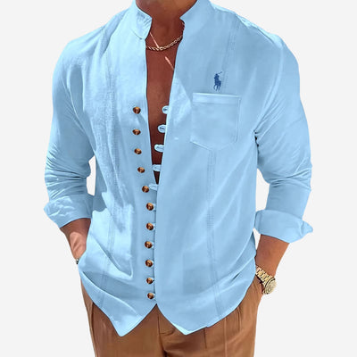 Camicia casual con bottoni - PREZZO CHIARO