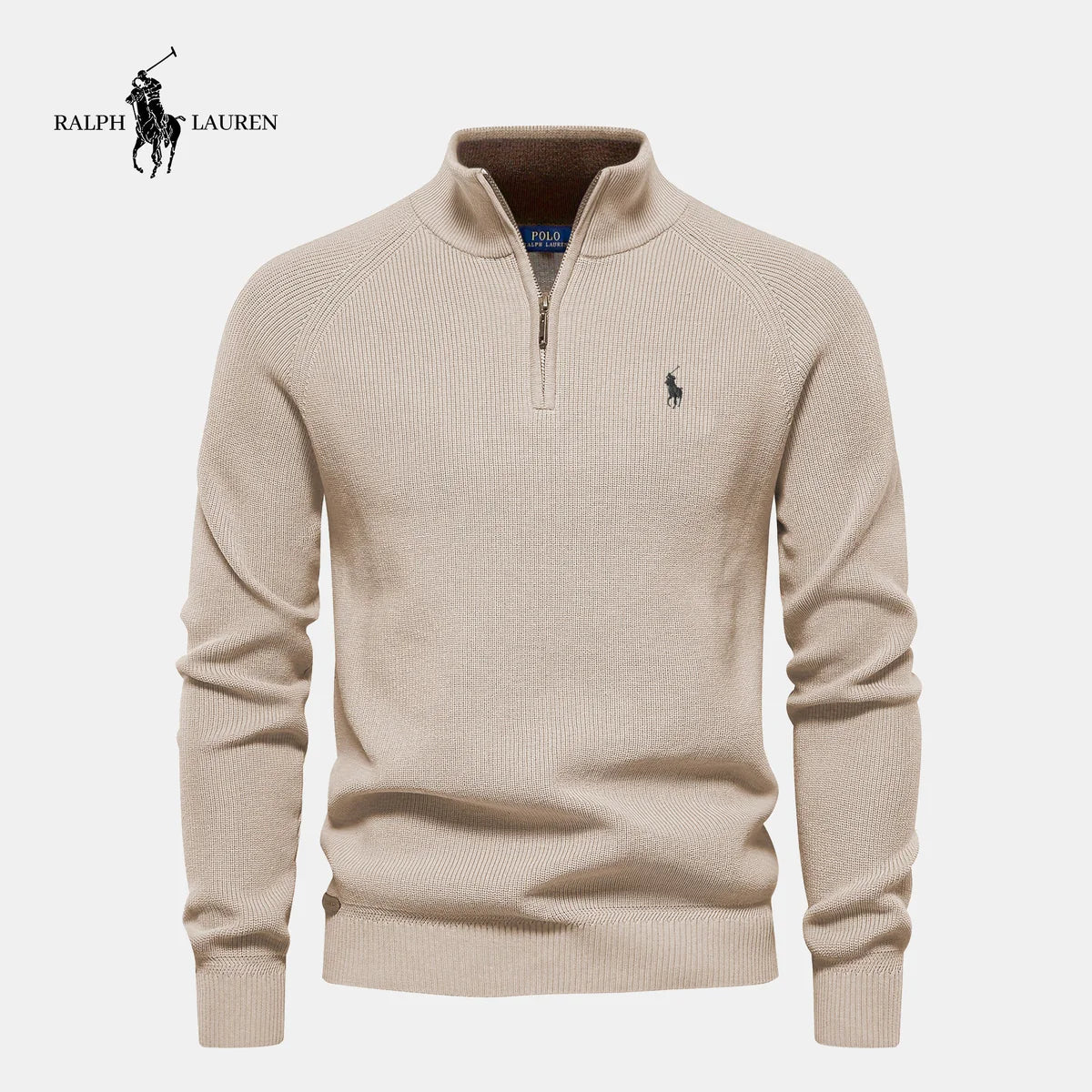 Ꮢalph Lauren™ Premium Pullover Mezza Zip