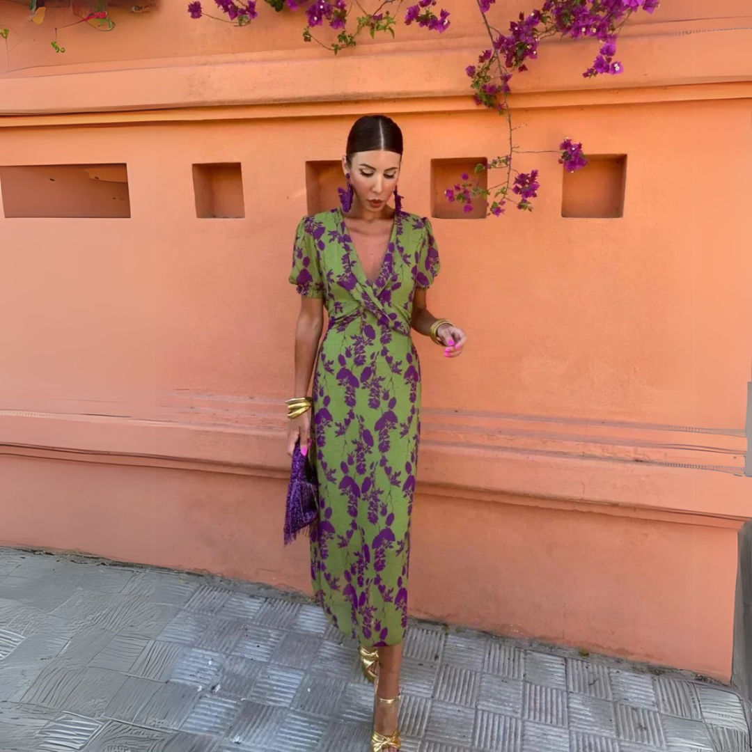 Danielle™ | Abito Floreale Donna Chic