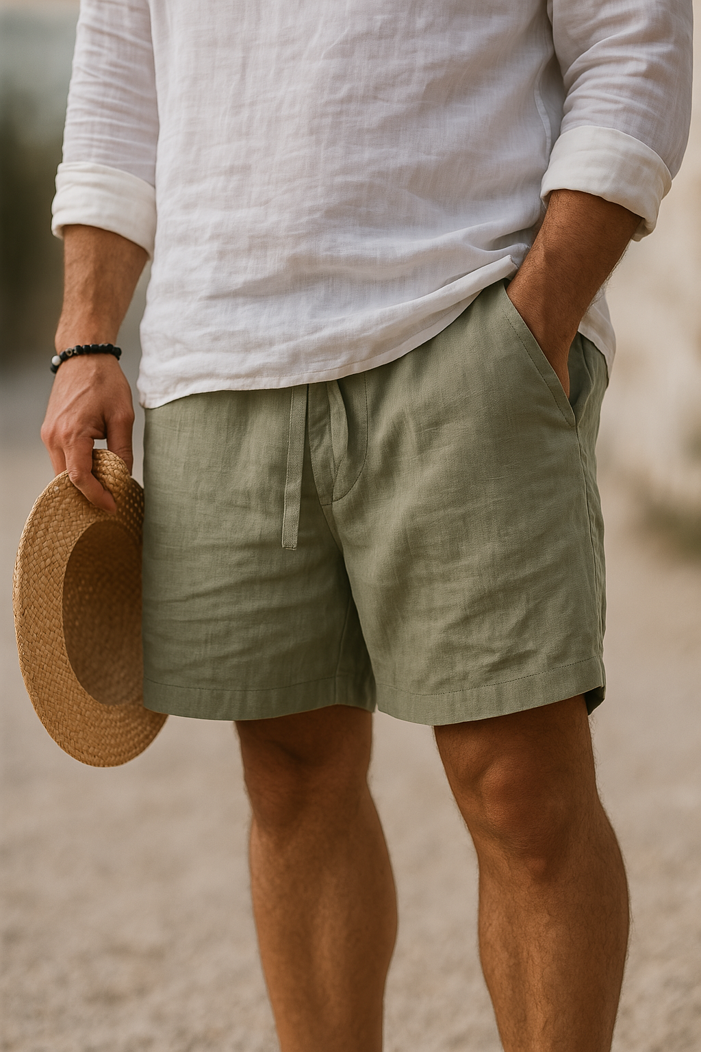 Lorenzo™ | Pantaloni in Cotone e Lino