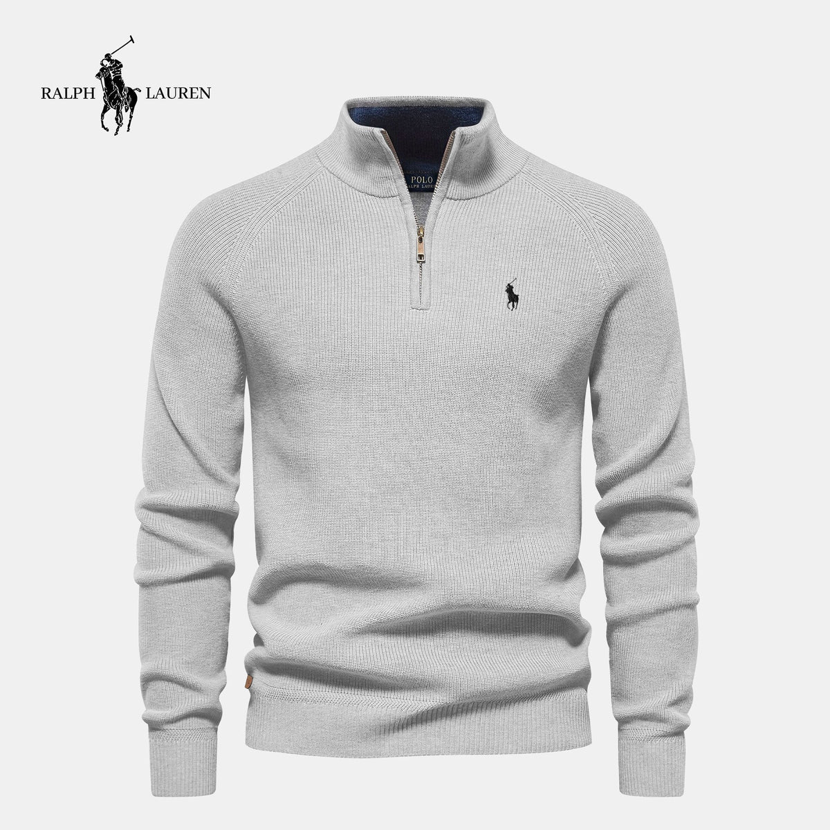 Ꮢalph Lauren™ Premium Pullover Mezza Zip