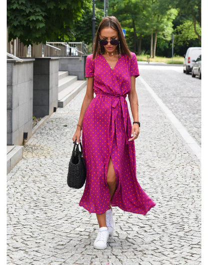 Suzanne - Abito elegante con scollatura a V
