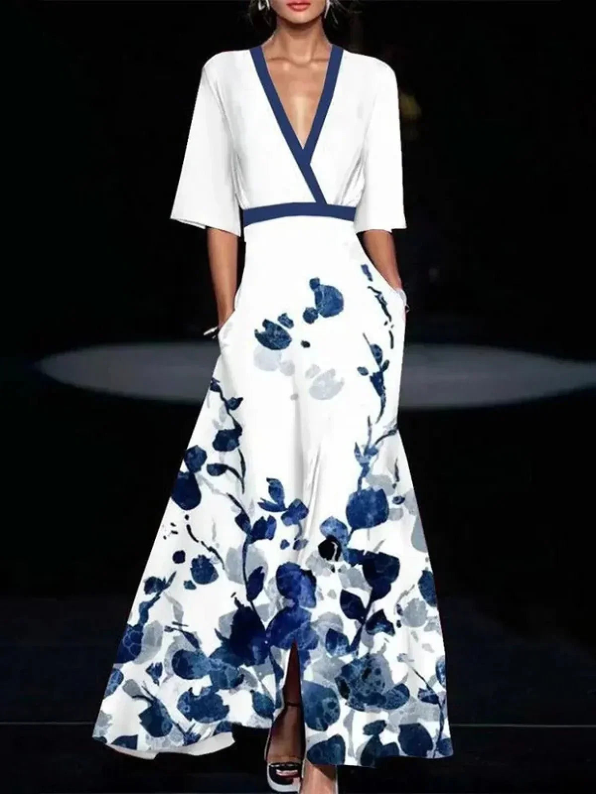 MIRIAM™ | Abito elegante a maniche corte