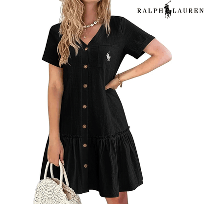 Ralph Lauren™– Abito estivo con spalline e taglio aderente