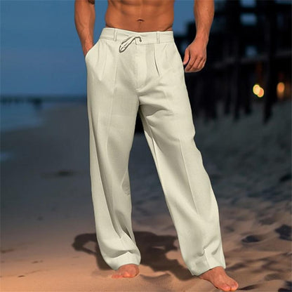Andrei - Pantaloni in Lino Semplice