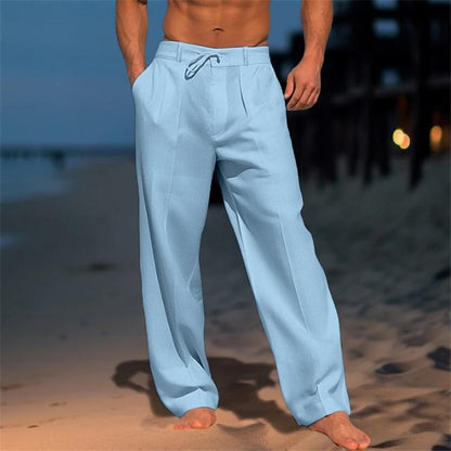 Andrei - Pantaloni in Lino Semplice