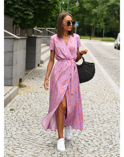 Suzanne - Abito elegante con scollatura a V