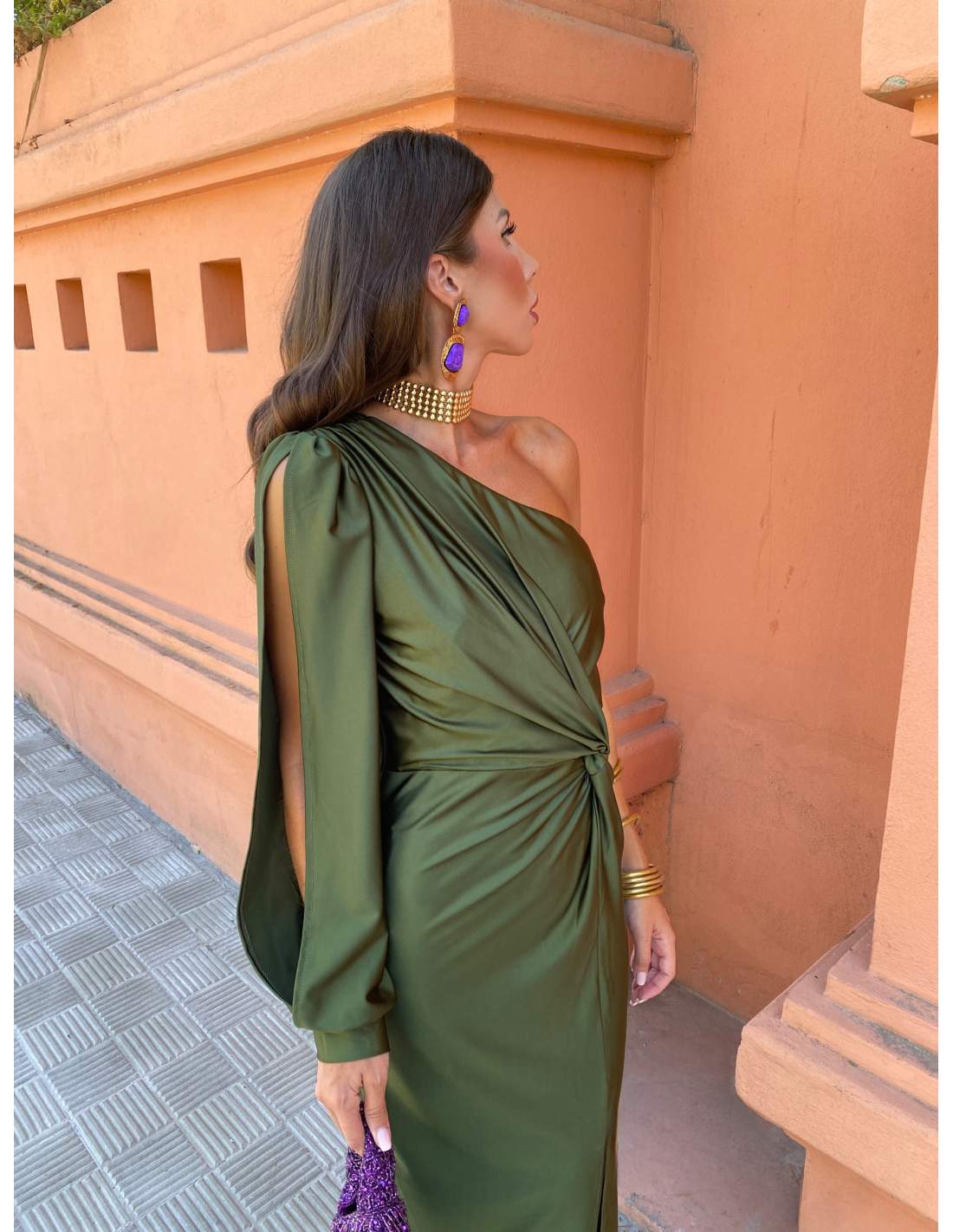 Alaysia™ | Abito Lungo Donna Nero Estate